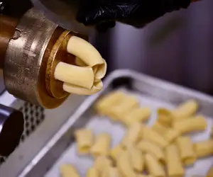 Fresh pasta made in house at John's Cafe. 